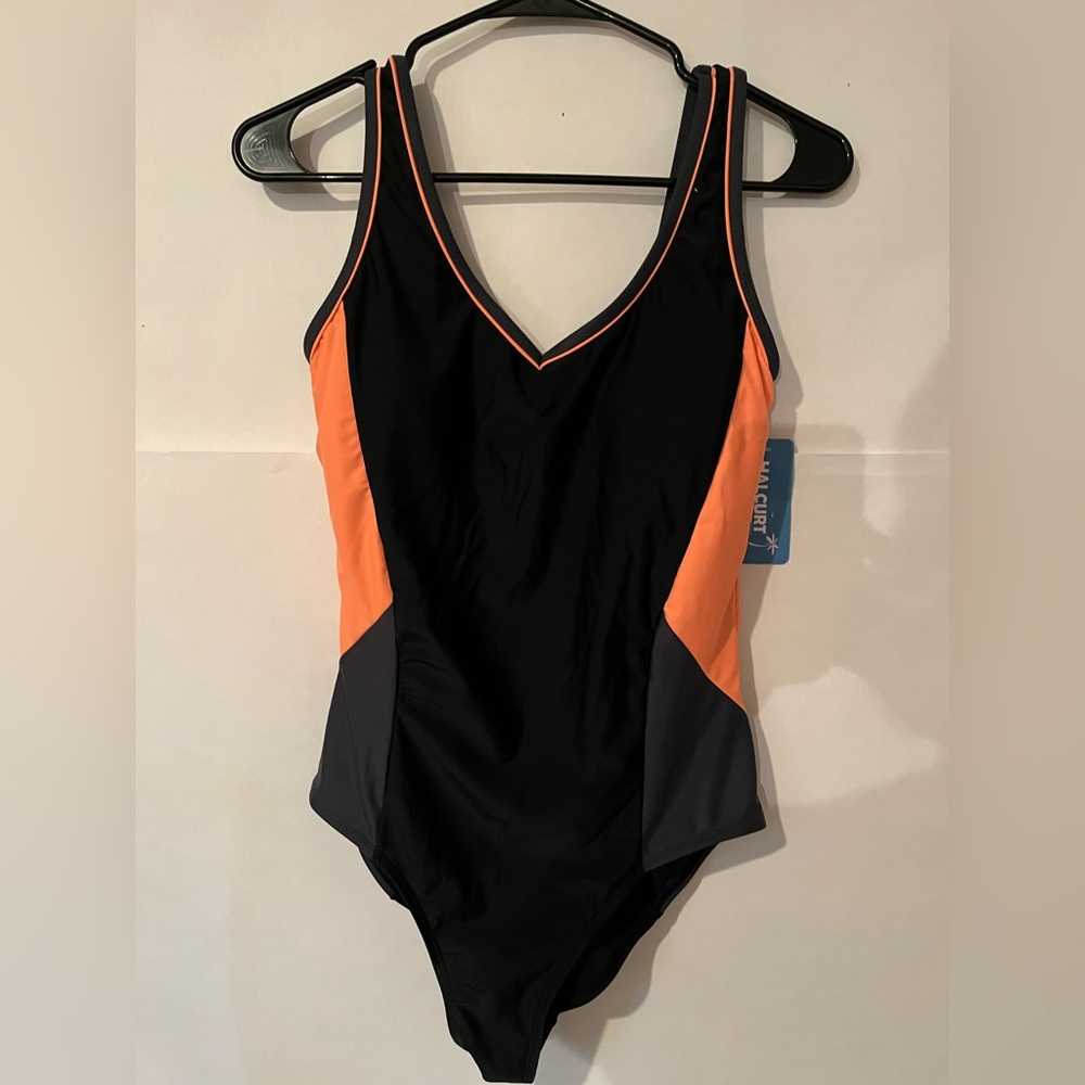 Halcurt Women Sport Bathing Suit Tummy Control Swimmer 1 Piece Swimsuits